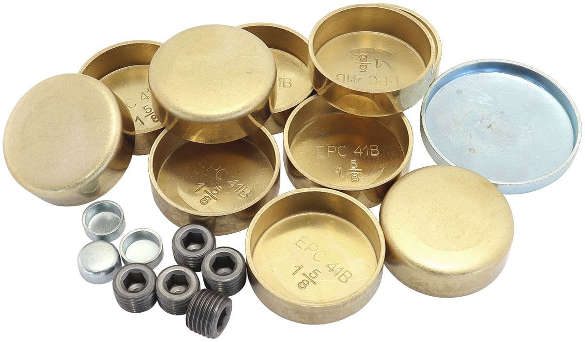 Aeroflow Performance Brass Material Aeroflow Small Block Chevy Welsh Plug Kit AF3000-1002 SR