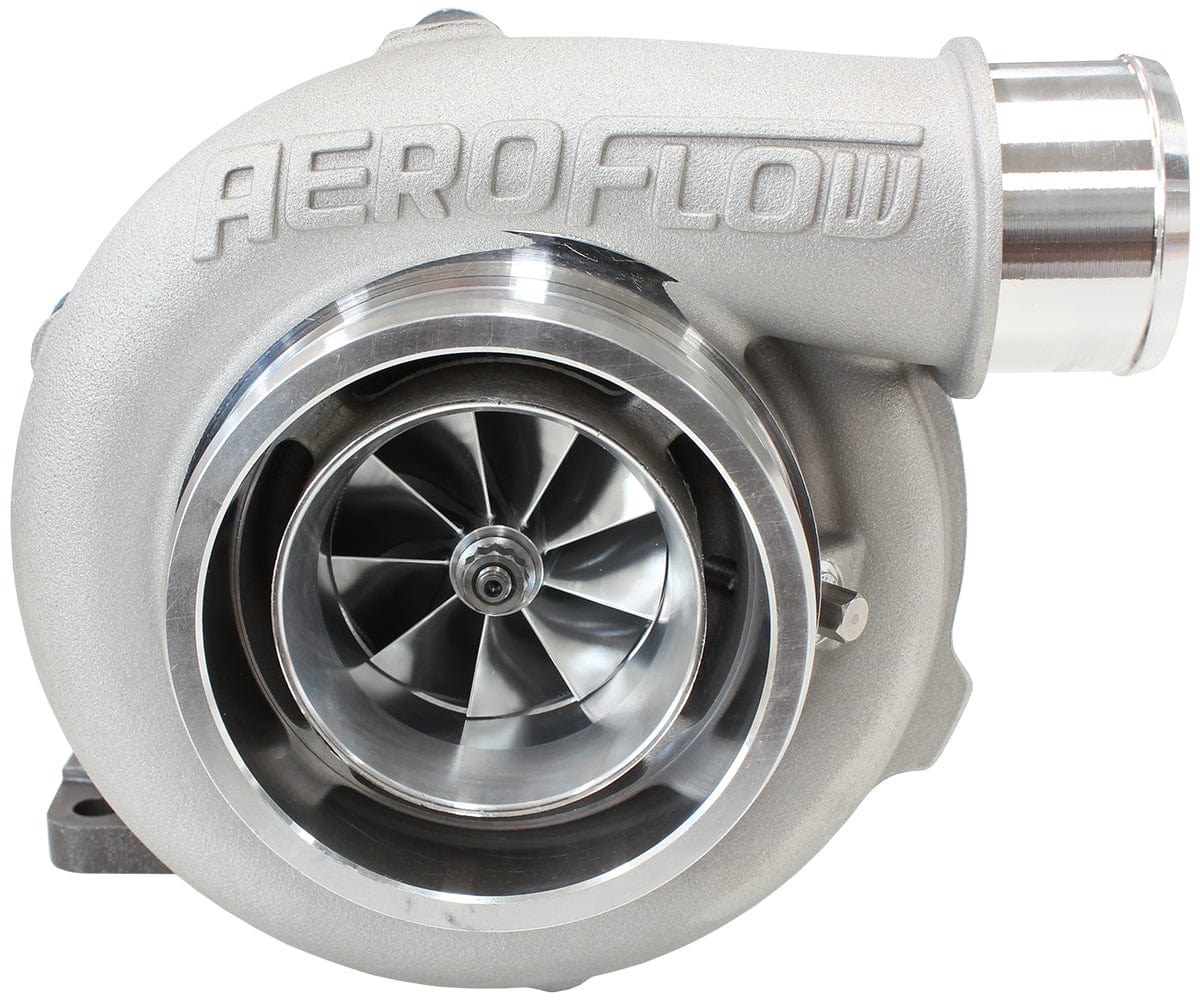 Aeroflow Performance External Wastegate, T3 Inlet Flange, V-Band Exhaust Flange Aeroflow BOOSTED 5855 .63 Turbocharger 750HP, Natural Cast Finish AF8005-3005 SR