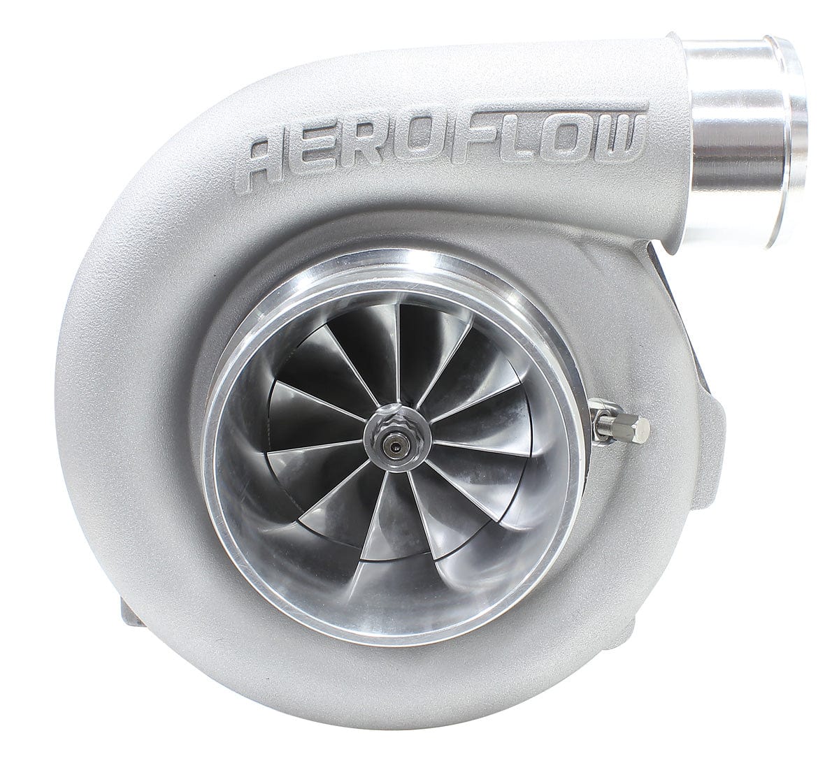 Aeroflow Performance External Wastegate, T4 Inlet Flange, V-Band Exhaust Flange Aeroflow BOOSTED 7875 T4 1.25 Turbocharger 950HP, Natural Cast Finish AF8006-4011 SR