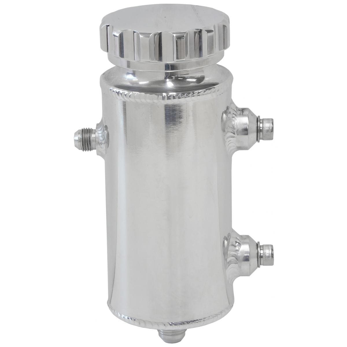 Aeroflow Performance Fabricated Tanks Aeroflow Universal Fabricated Alloy Power Steering Reservoir - AF77-1014 SR
