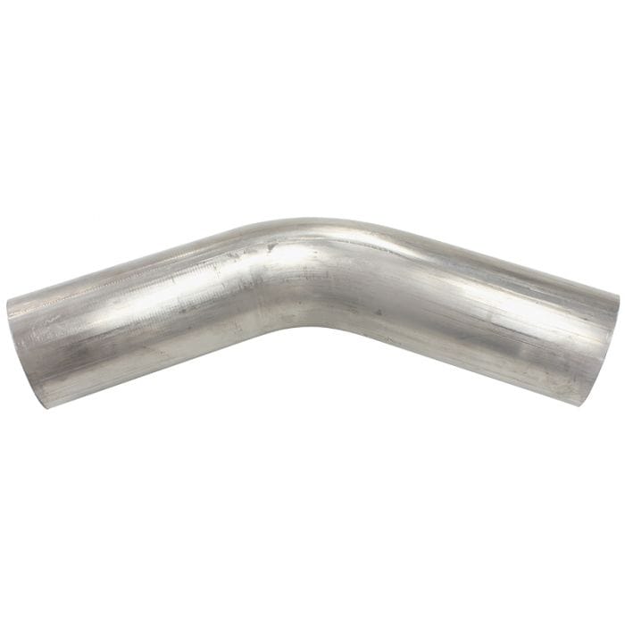 Aeroflow Performance Fabrication Stainless Steel Tube, 45 DEG BEND 6" Leg SR