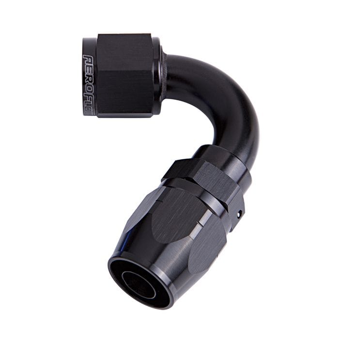 Aeroflow Performance Fittings 500 Series Cutter Swivel 120° Hose End. Suits 100 & 450 Series Hose SR