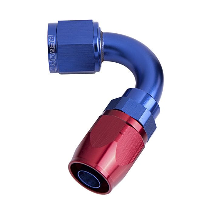 Aeroflow Performance Fittings 500 Series Cutter Swivel 120° Hose End. Suits 100 & 450 Series Hose SR