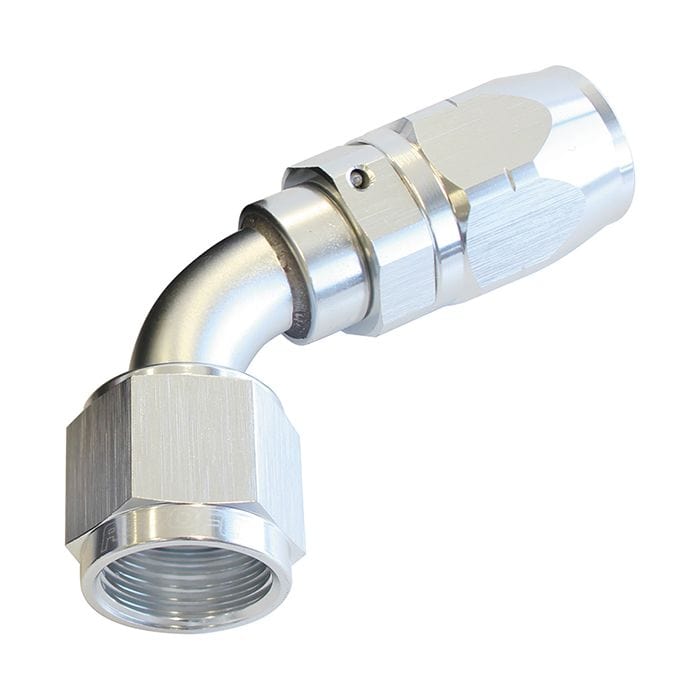 Aeroflow Performance Fittings 500 Series Cutter Swivel 60° Hose End. Suits 100 & 450 Series Hose SR
