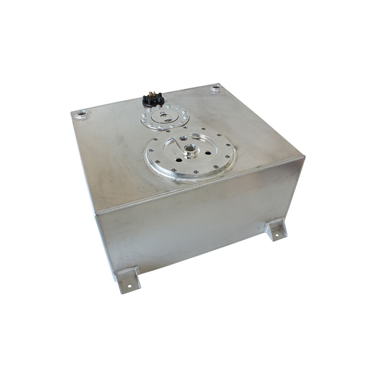 Aeroflow Performance Fuel Cells Aeroflow Aluminium 15 Gallon (57L) Fuel Cell Flat Bottom Triple 40mm Pump Hanger SR