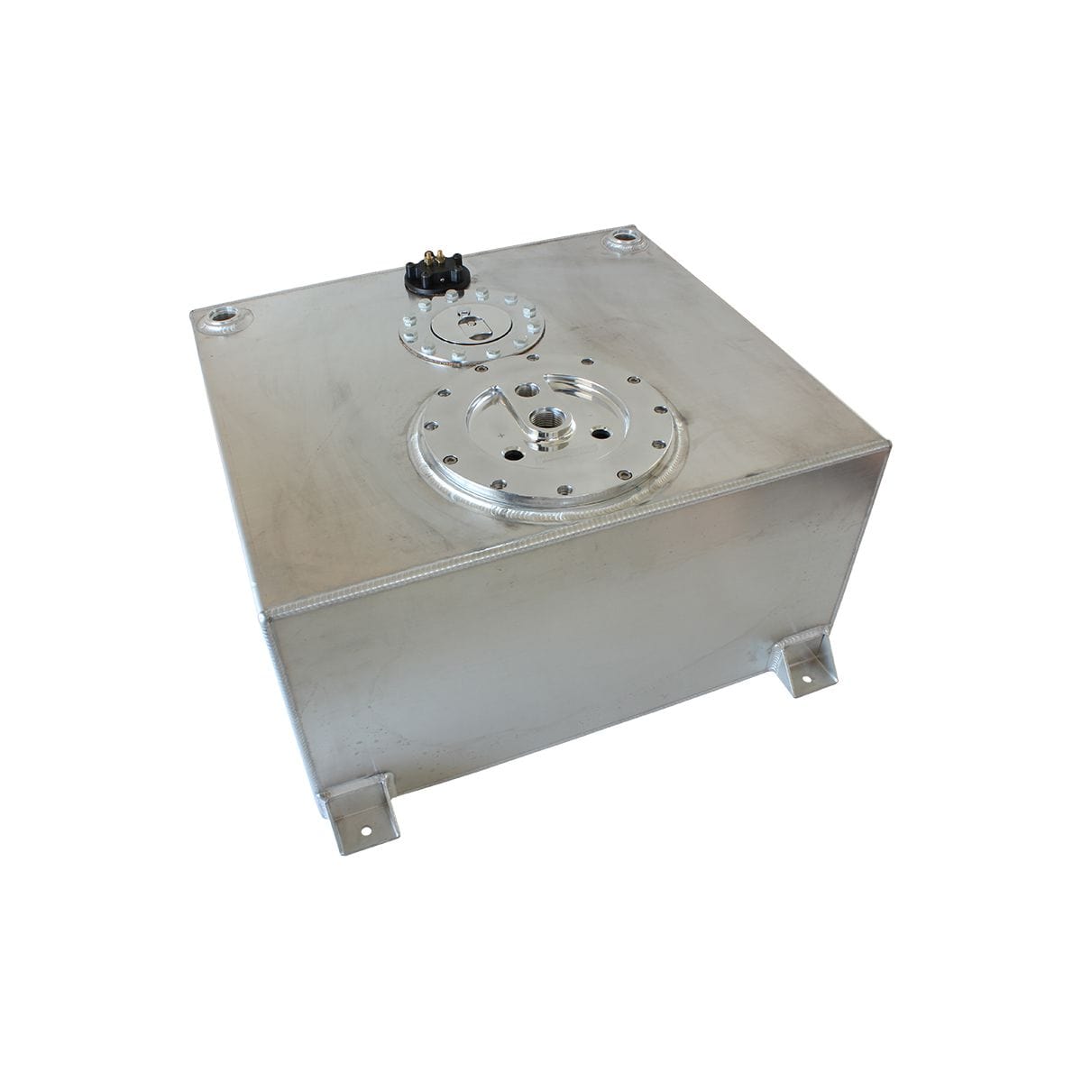 Aeroflow Performance Fuel Cells Aeroflow Aluminium 15 Gallon (57L) Fuel Cell Flat Bottom Triple 60mm Pump Hanger SR