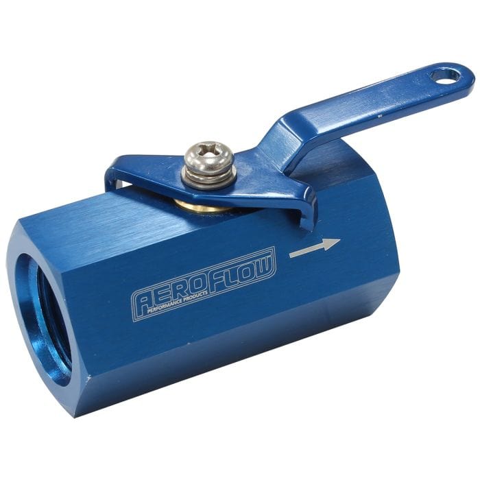 Aeroflow Performance Fuel System Female Shut Off Valve- AF1001 SR