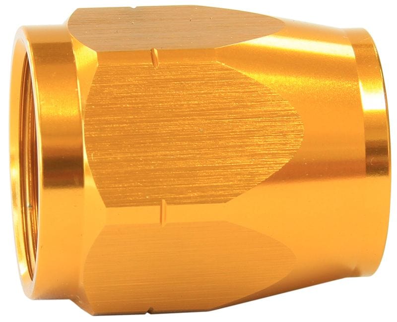 Aeroflow Performance Gold Finish. Suits 500, 550 and 880 Series Hose Ends Aeroflow Cutter Style Hose End Socket -10AN AF559-10DCG SR