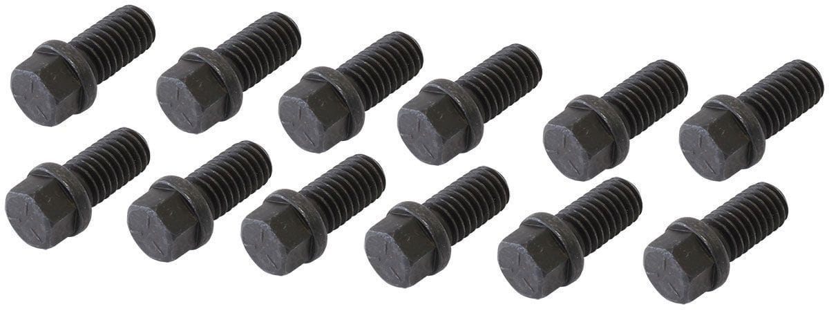 Aeroflow Performance Hex Head, Pack of 12 Aeroflow 3/8-16" Header Bolts 3/4" UHL AF37-1000 SR