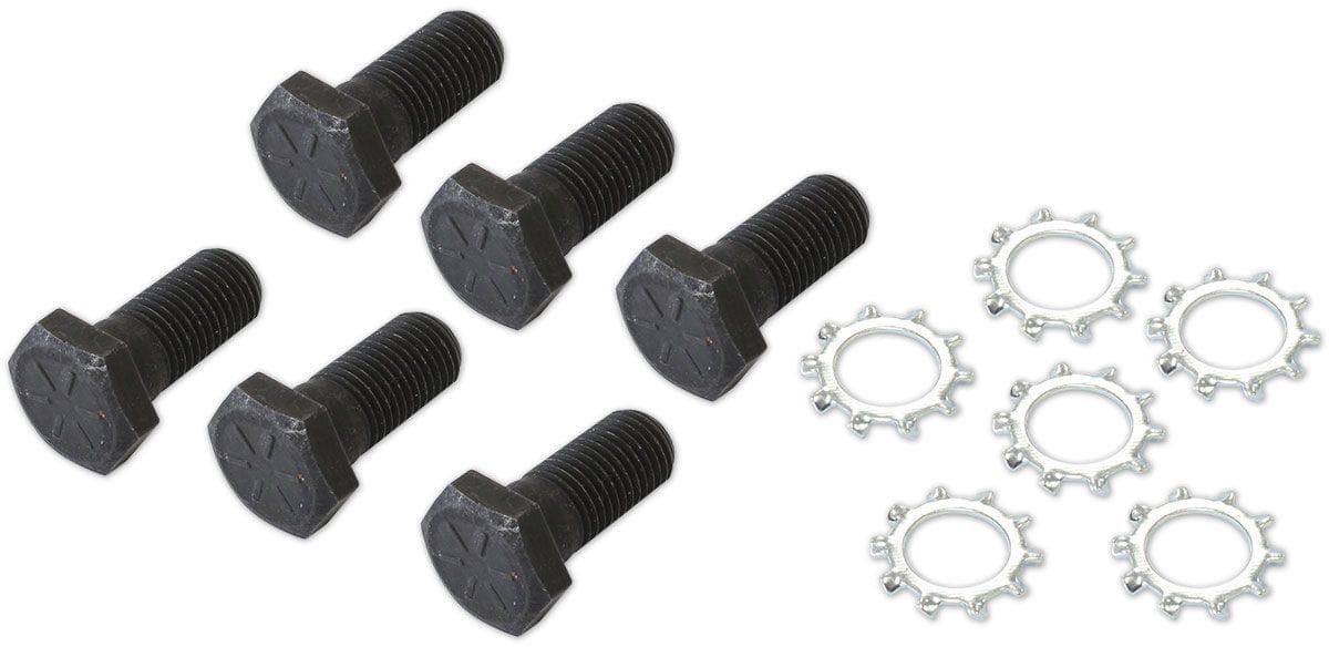 Aeroflow Performance Hex Head, Pack of 6 Aeroflow 7/16-20" Flywheel Bolts 1" UHL AF37-1300 SR