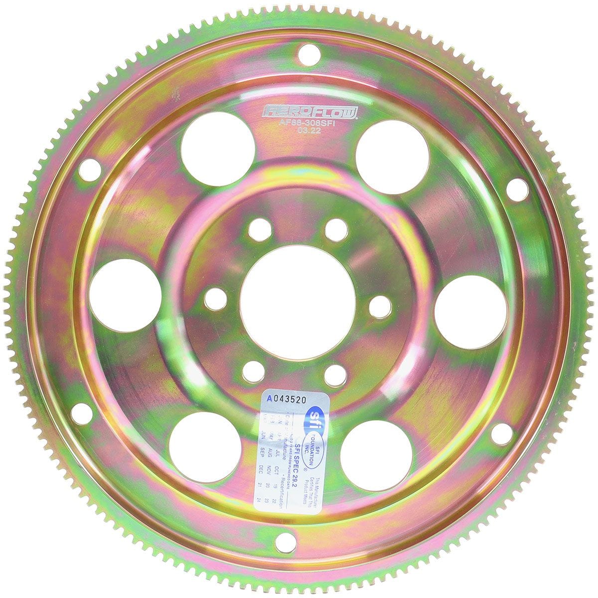 Aeroflow Performance Holden 253-308 153 Tooth Internal Balance Billet Flexplate - SFI Approved Aeroflow AF88-308SFI SR
