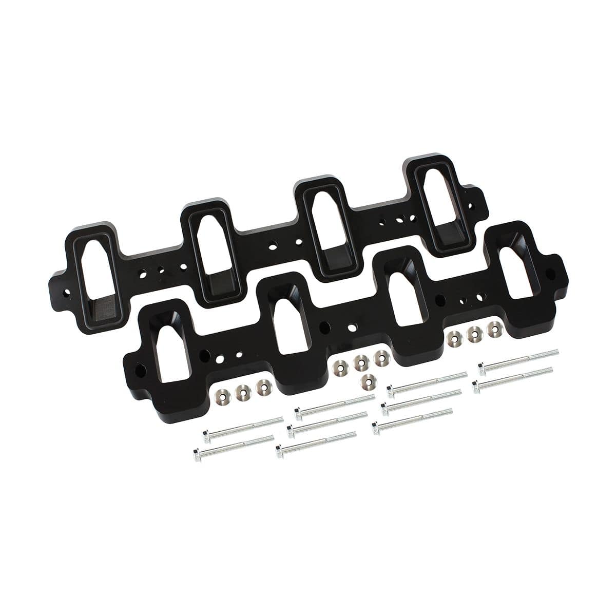 Aeroflow Performance LS Engine Parts AF1850-1007 LS Rectangle to Cathedral Port Aluminium Intake Adapters AF1850-1007 SR