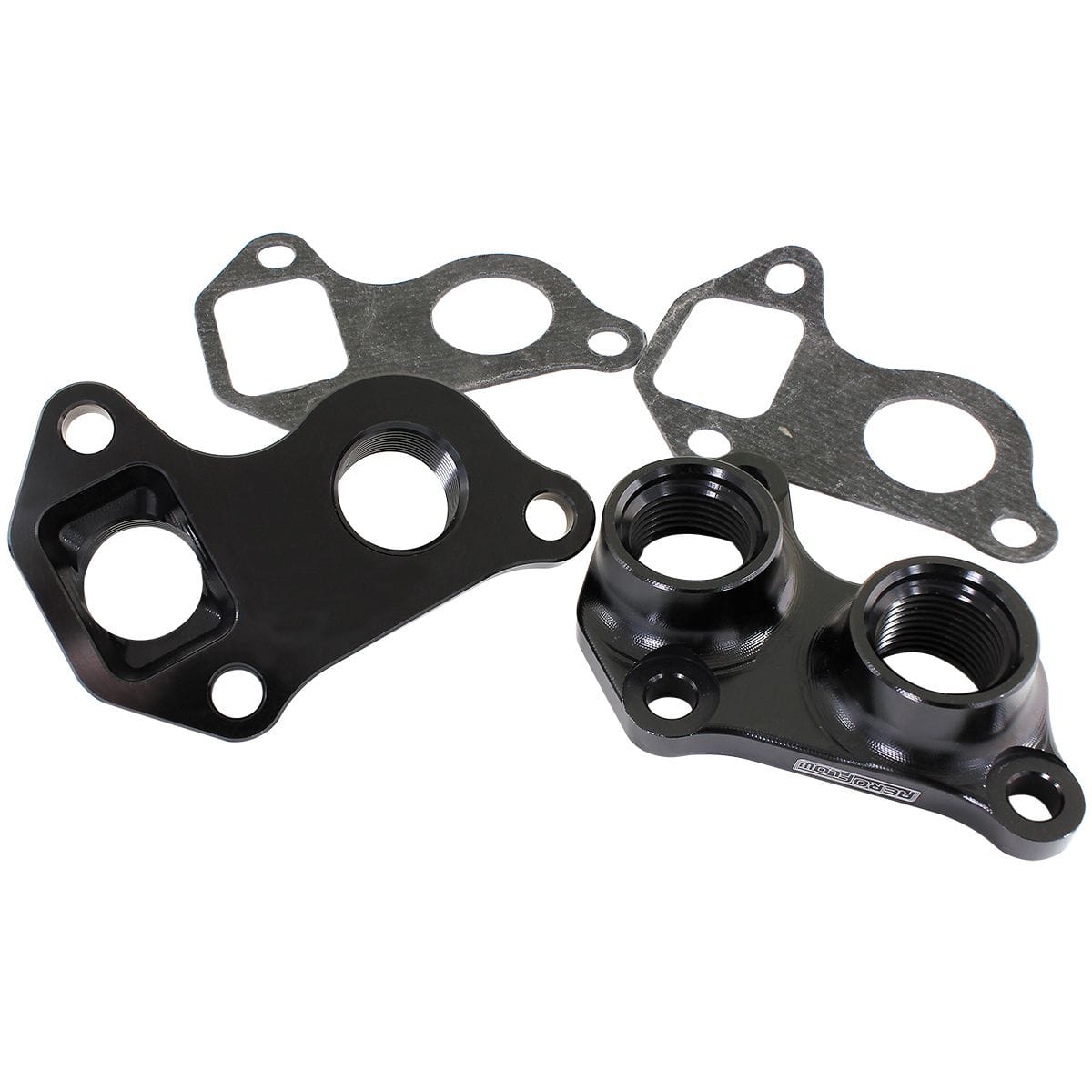 Aeroflow Performance LS Engine Parts Black Water Pump Adapter Plates Suit GM LS Series AF64-2241 SR