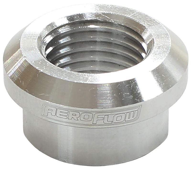 Aeroflow Performance M14 x 1.5 Aeroflow Aluminium Weld-On Female Metric Fitting AF996-M14D SR