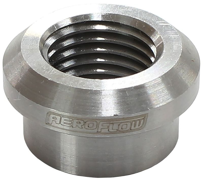 Aeroflow Performance M14 x 1.5 Aeroflow Steel Weld-On Female Metric Fitting AF996-M14S SR