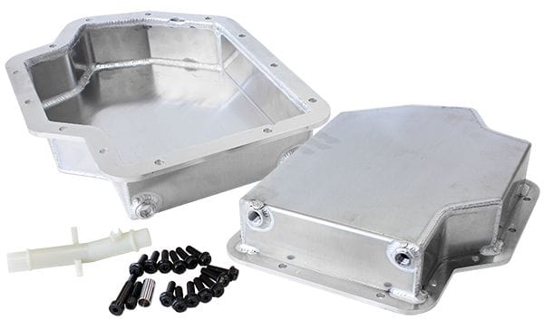 Aeroflow Performance Natural Finish. Suit GM Turbo 400 Aeroflow 3" Deep Fabricated Transmission Pan including Filter Extension AF72-3001 SR