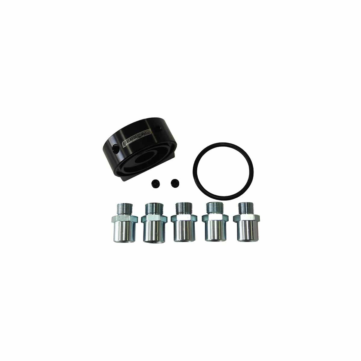 Aeroflow Performance Oil Systems AF64-2060 Aeroflow Billet Oil Cooler Sandwich Adapter AF64-2060 SR