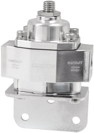 Aeroflow Billet Bypass Fuel Pressure Regulator 4.5-9psi Adjustable AF49-4500P