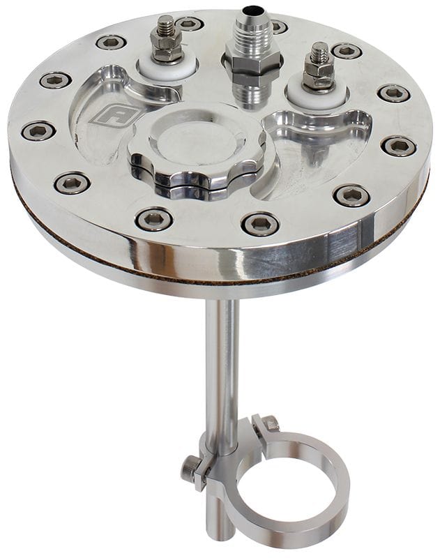 Aeroflow Performance Polished Finish Aeroflow Drop-In Billet Fuel Cell Pump Hanger AF64-4054 SR