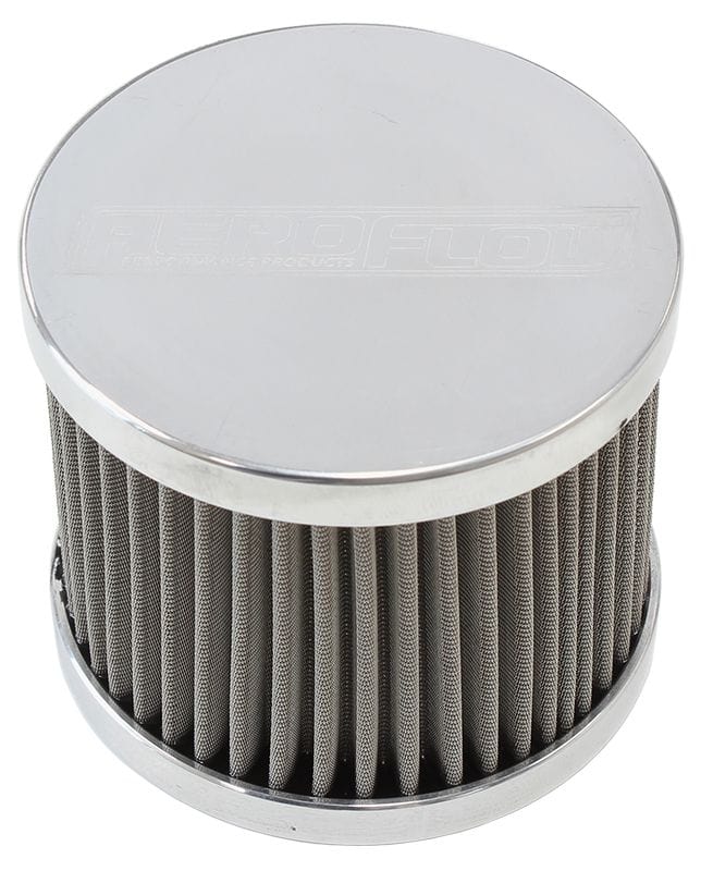 Aeroflow Performance Polished Finish. Aeroflow Stainless Steel Billet Breather with -8AN Female Thread AF77-2002 SR