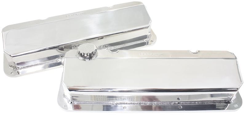 Aeroflow Performance Polished Finish. Sold as a Pair Aeroflow Ford Cleveland Fabricated Billet Valve Covers AF77-5001 SR