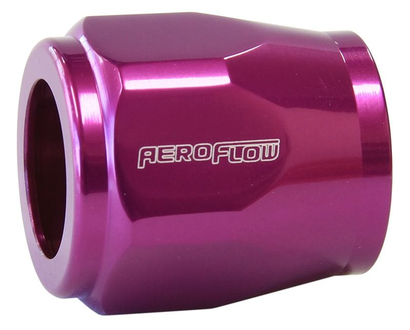 Aeroflow Performance Purple Finish Aeroflow Hex Hose Finisher 21/32" (17mm) I.D AF150-07PUR SR