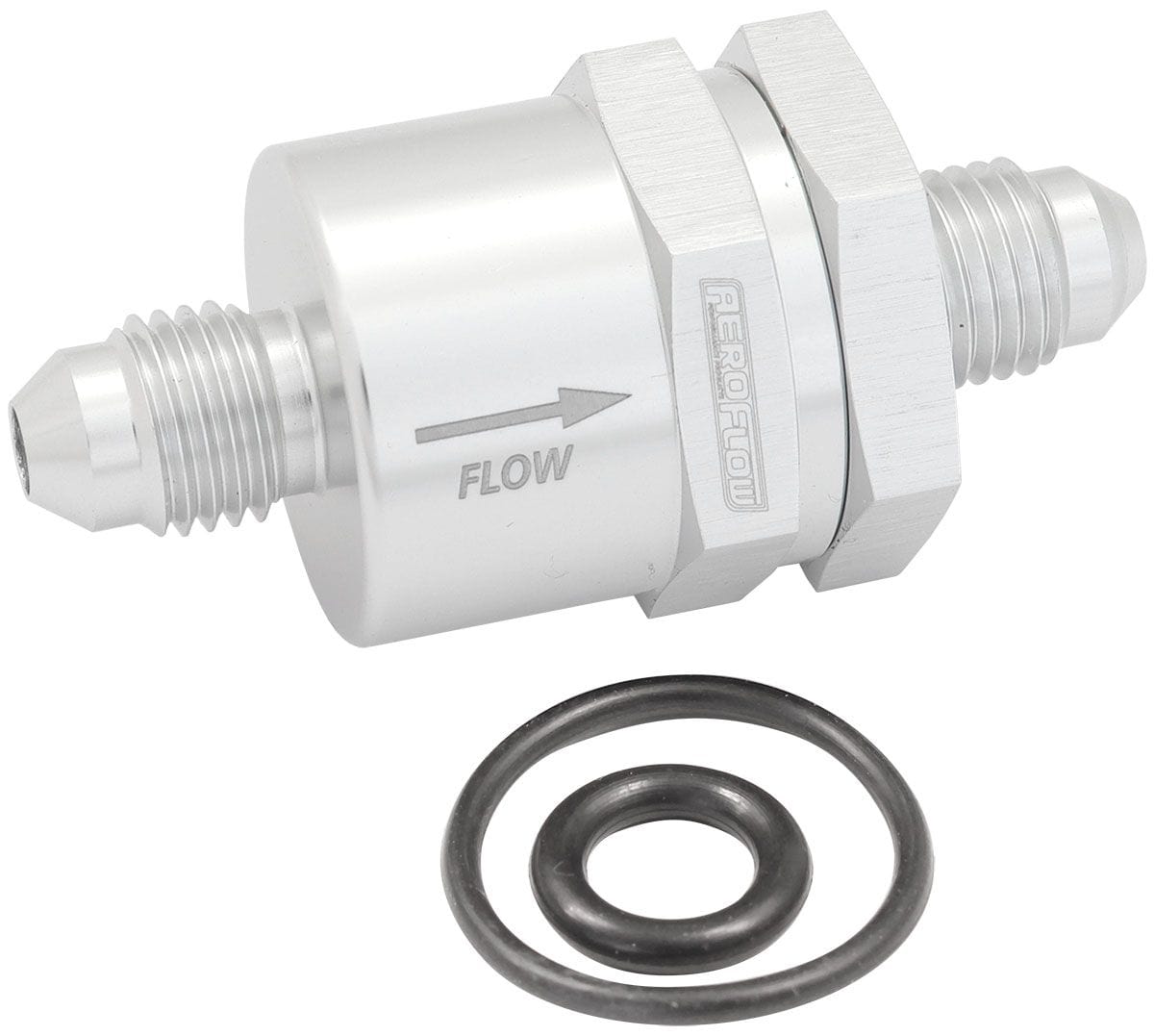 Aeroflow Performance Silver Aeroflow Inline Check Valve -4AN AF612-04S SR