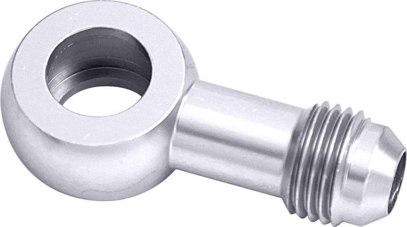 Aeroflow Performance Silver Finish Aeroflow Alloy AN Banjo Fitting 14mm to -6AN AF720-06S SR