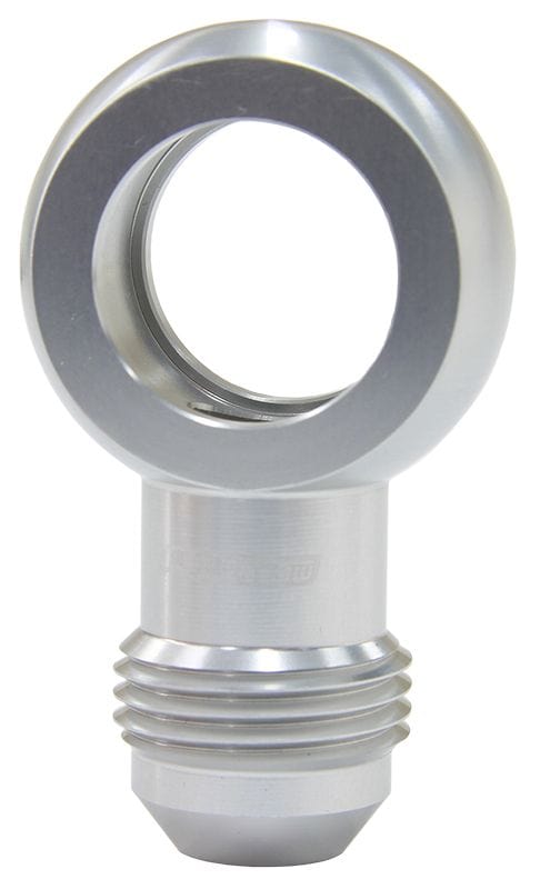 Aeroflow Performance Silver Finish Aeroflow Alloy AN Banjo Fitting 18mm to -8AN AF726-08S SR