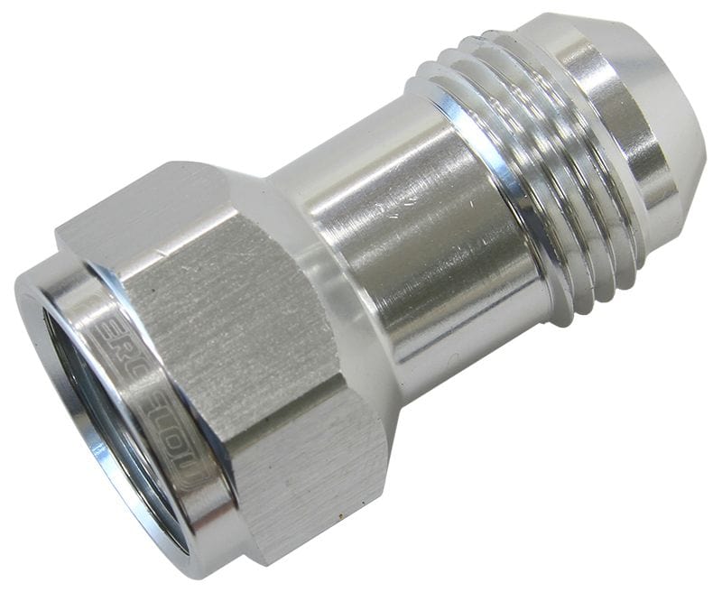 Aeroflow Performance Silver Finish Aeroflow AN Female to Male Extension -10AN to -10AN AF952-10S SR