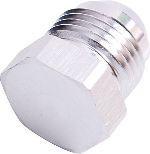 Aeroflow Performance Silver Finish Aeroflow AN Flare Plug -12AN AF806-12S SR