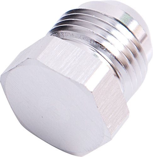 Aeroflow Performance Silver Finish Aeroflow AN Flare Plug -20AN AF806-20S SR