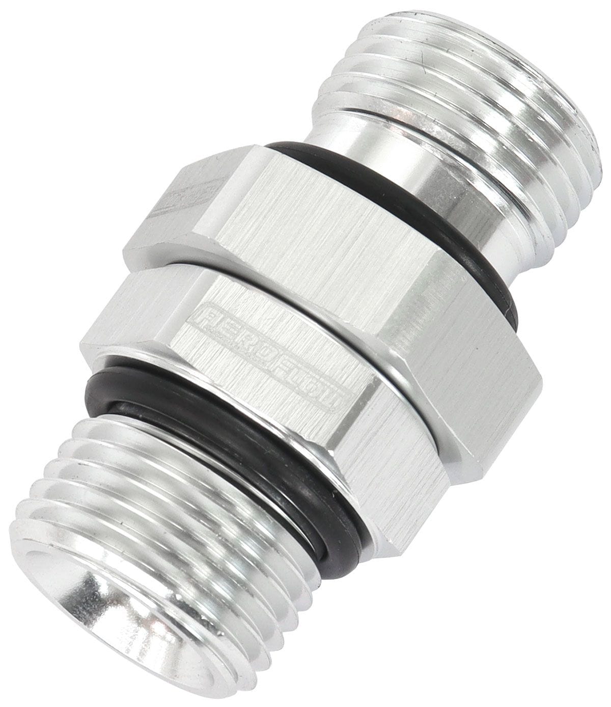 Aeroflow Performance Silver Finish Aeroflow ORB Male to Male Swivel -10 ORB to -10 ORB AF929-10S SR