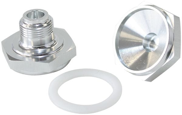 Aeroflow Performance Silver finish Aeroflow Power Valve Blank Plug AF699-00S SR