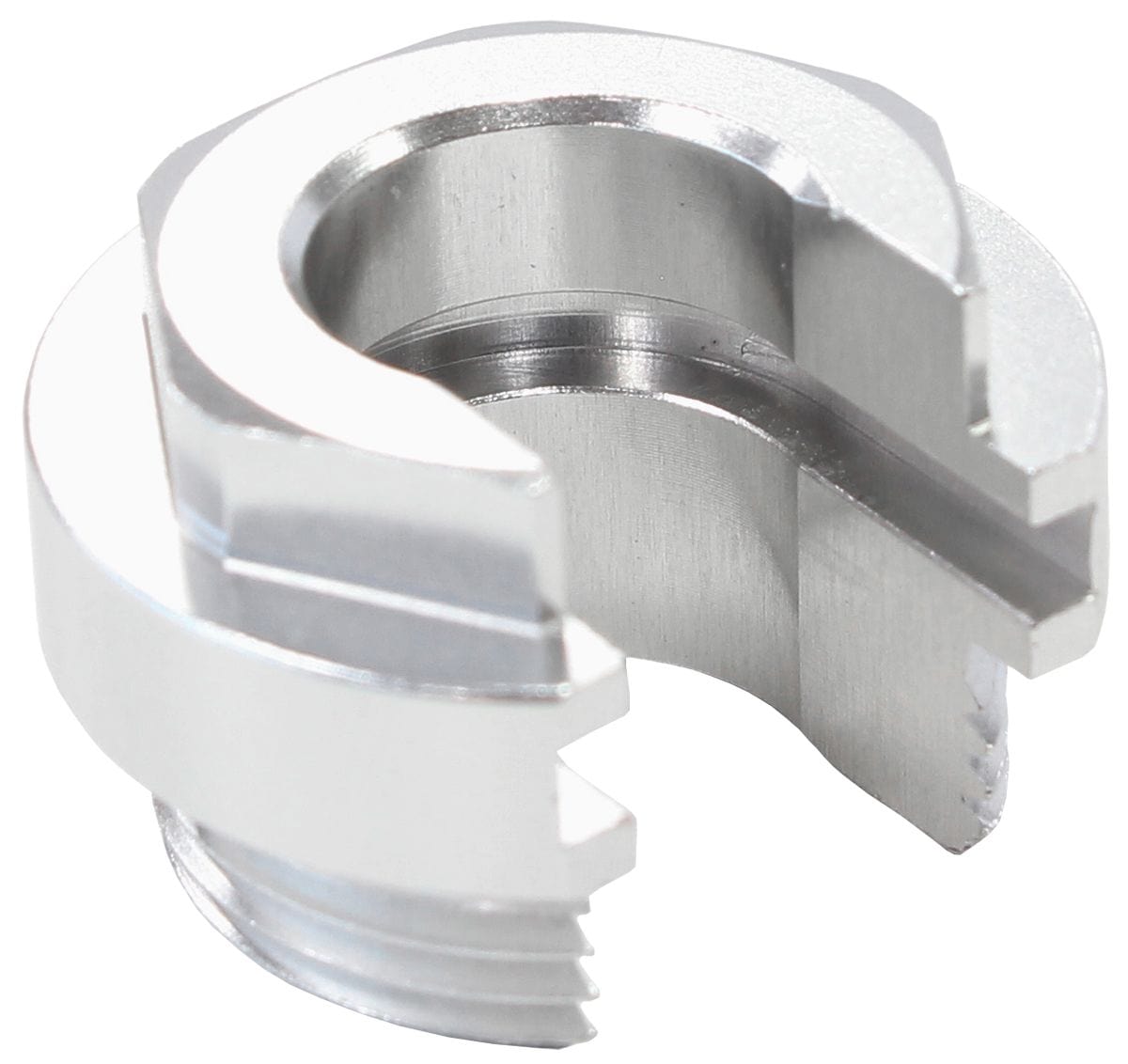 Aeroflow Performance Silver Finish Aeroflow Push-On EFI Retaining Locking Collar AF59-905-02S SR