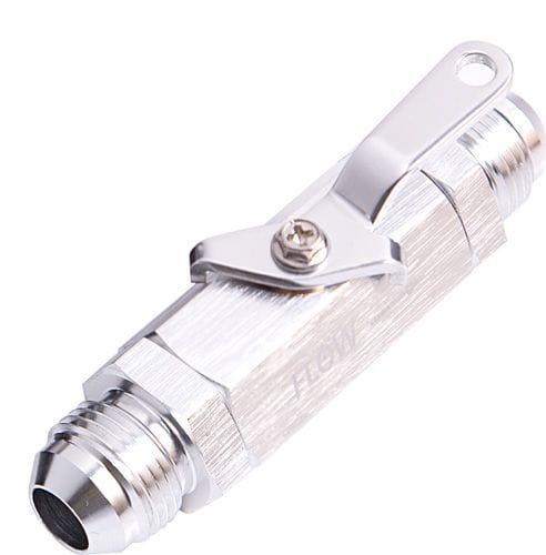 Aeroflow Performance Silver Finish Aeroflow Shut Off Valve -10AN AF1000-10S SR