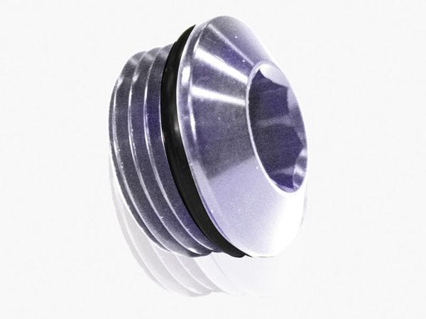 Aeroflow Performance Silver Finish Aeroflow Slimline ORB Port Plug -20AN AF813-20S SR