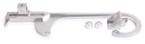 Aeroflow Performance Silver Finish Return spring bracket part number AF64-2031S sold separ Aeroflow Billet Throttle Cable Bracket 4150 Style AF64-2026S SR