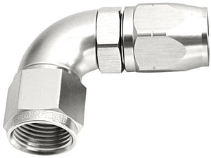 Aeroflow 550 Series Cutter One-Piece Full Flow Swivel 90° Hose End -20AN AF553-20S