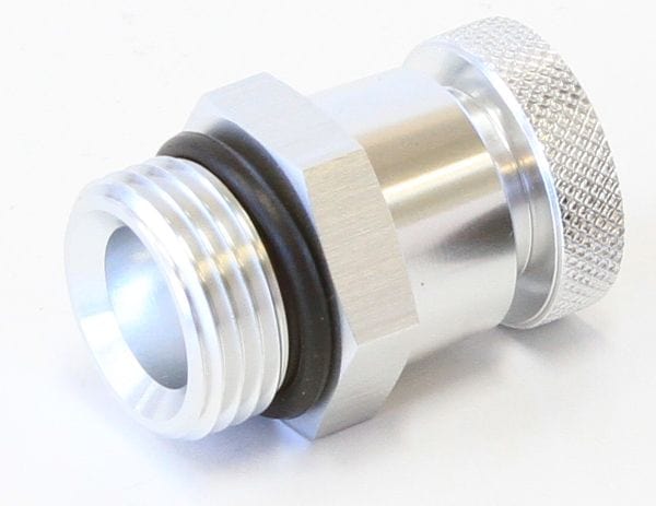 Aeroflow Performance Silver Finish With 1/8" NPT Female Thread For Remote Draining Aeroflow Universal Drain Valve -10 ORB AF615-00S SR