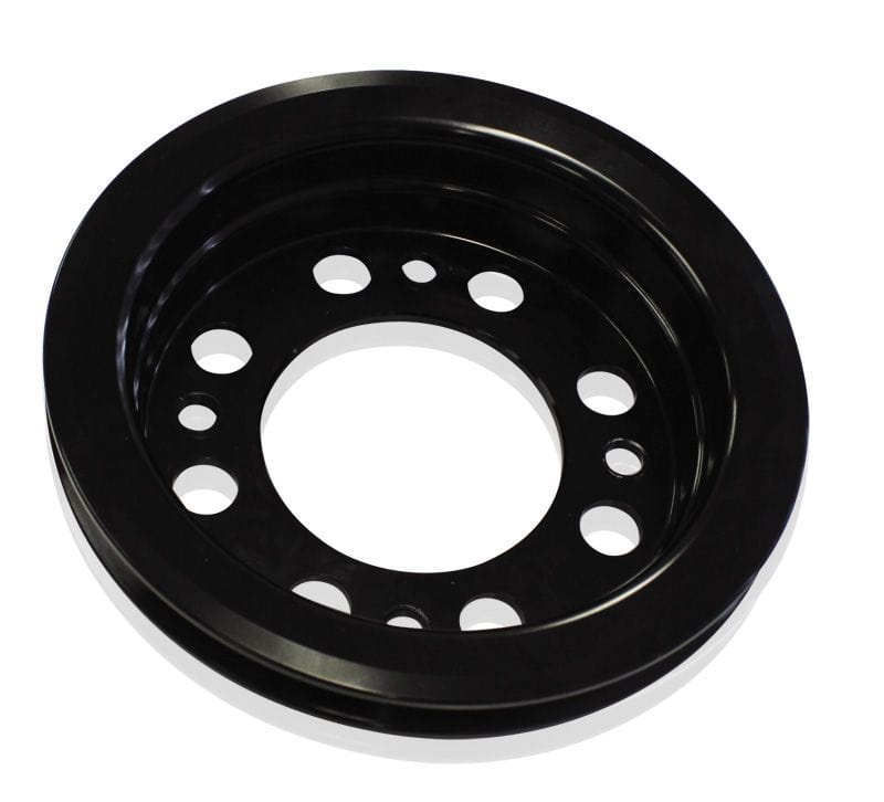 Aeroflow Performance Single V groove, suit Holden 253-308 V8 with small bearing water pump Aeroflow Billet Crankshaft Pulley AF64-4023BLK SR