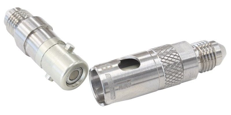 Aeroflow Performance Small Diameter Dry Break Coupler Aeroflow Quick Release -3 EPDM Seal Titanium AFQR104-03SD SR