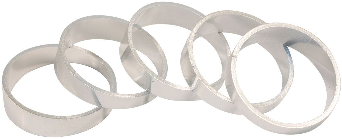 Aeroflow Performance Sold as a Pack of 5 to make a 45° Bend, 1/16" Wall Thickness and 1D R Aeroflow Aluminium 1.5" Pie Cuts AF8689-150 SR