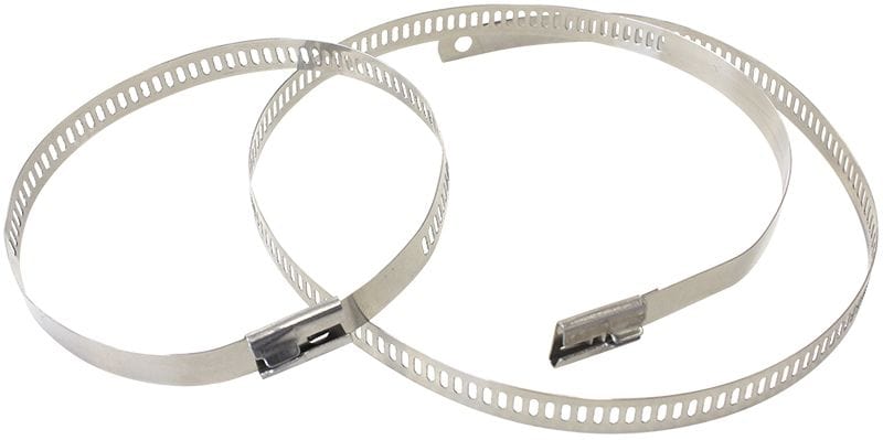 Aeroflow Performance Stainless Steel Ties 12 pieces x 9" Aeroflow Snap Lock Ties AF91-7000 SR