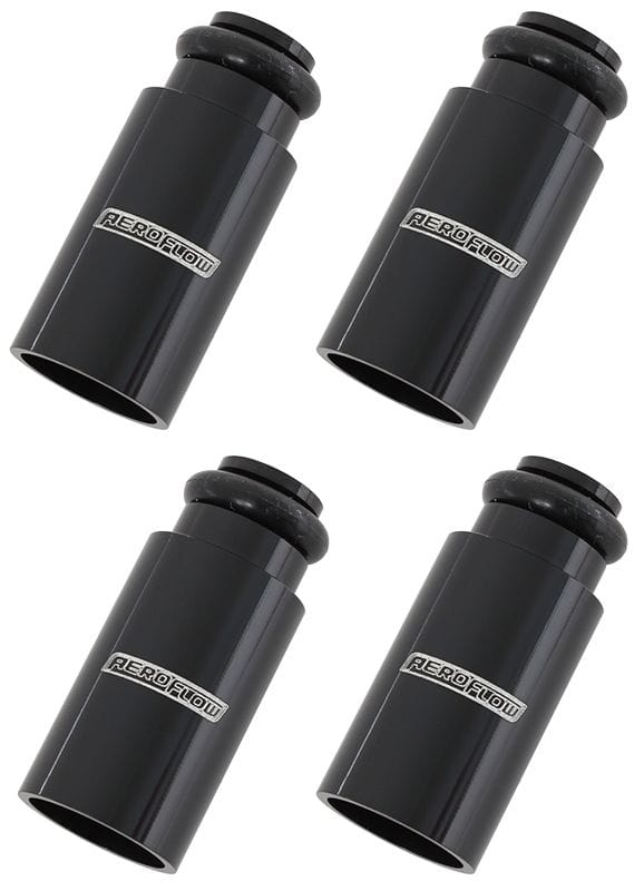 Aeroflow Performance Suit 14mm Fuel Rail With 14mm Injector, 27mm High (4 Pack) Aeroflow Fuel Injector Adapter AF64-2886 SR