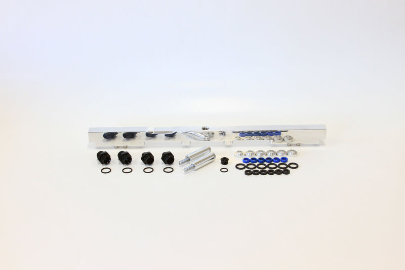 Aeroflow Toyota 2JZ Non-VVTI Billet EFI Fuel Rail - Polished AF64-2059P