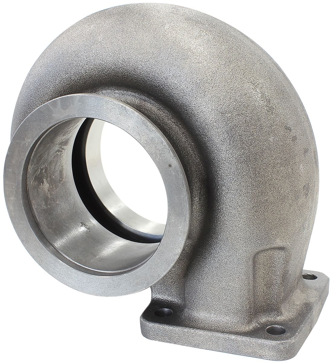 Aeroflow Performance Suit 7588 or 8888 B/W Style With T4 Mount, 1.25 A/R, Cast Iron Aeroflow Boosted 1.25 A/R T4 Inlet & V-Band Outlet Turbo Exhaust Housing, Suits Boosted 7 SR