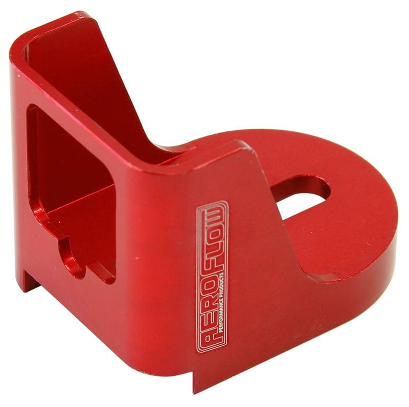 Aeroflow Performance Suit AF64-2001 & AF64-2002 Cable Bracket Aeroflow GM Kickdown Cable Bracket - Red AF64-2300R SR