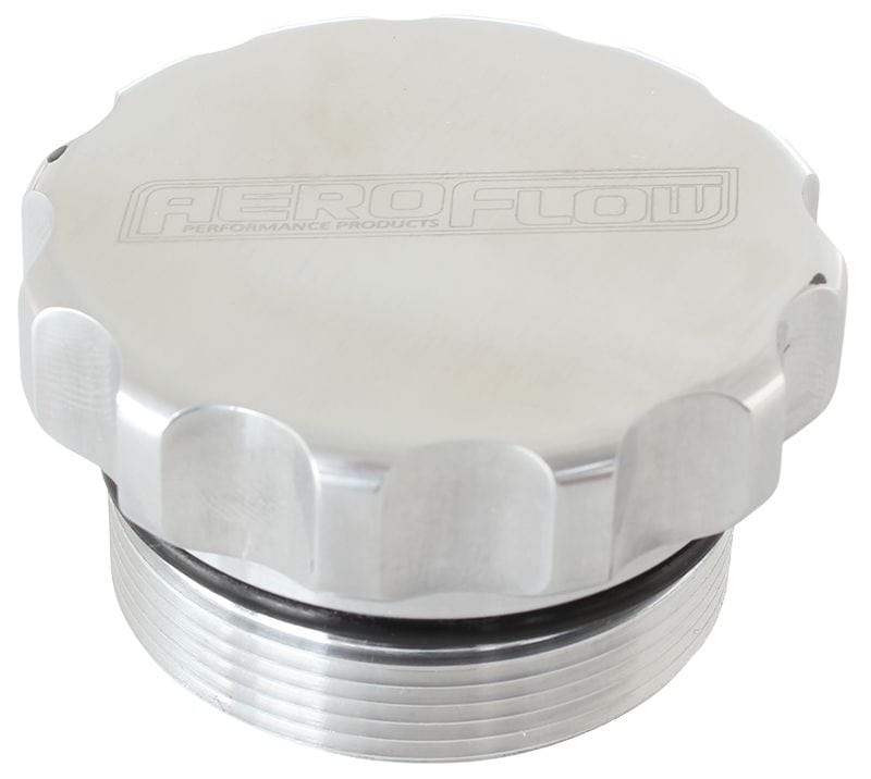 Aeroflow Performance Suit AF77-1021 Billet Radiator Overflow Tank, Polished Finish Aeroflow Replacement Cap AF59-1121 SR