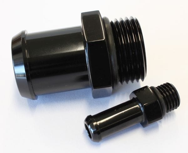 Aeroflow Performance Suit AF77-1024BLK, Black Finish Aeroflow Replacement Fittings for VX/VY Commodore Radiator Overflow Tanks AF59-1024BLK SR
